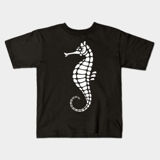 Seahorse White Kids T-Shirt